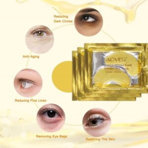 Pure Gold 24K – Maschera per gli occhi con Collagene, oro 24k e Acido Ialuronico (25 Pack)